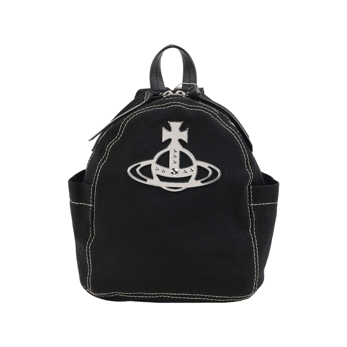 4A03000FU-W01AY-N401 Vivienne Westwood George Small Rucksack Black