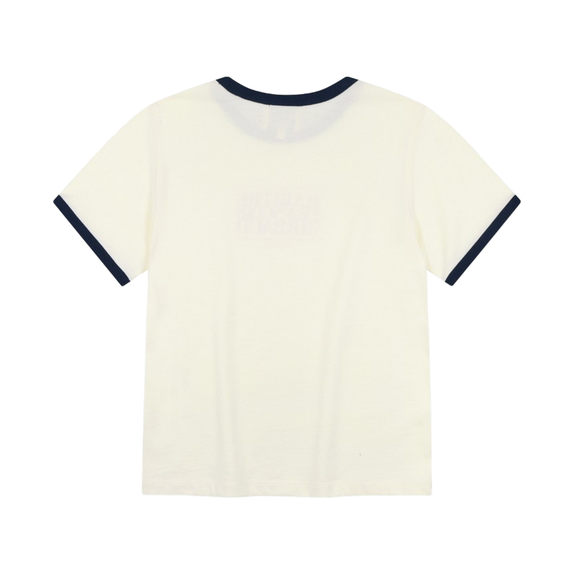 (키즈) 마리떼 프랑소와 저버 클래식 로고 링거 티셔츠 아이보리((Kids) Marithe Francois Girbaud Classic Logo Ringer T-Shirt Ivory) - 2