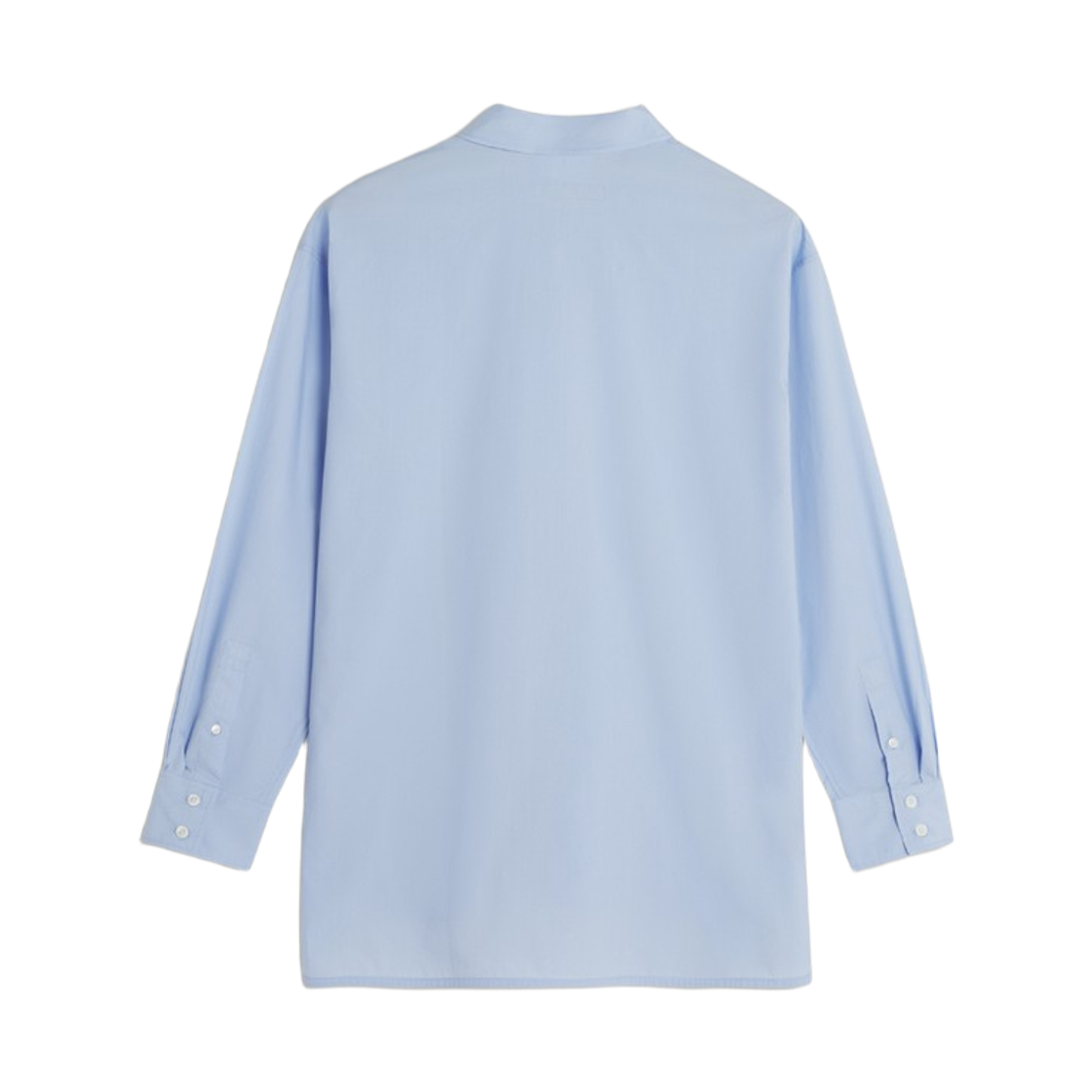 (W) 메종 키츠네 베이비 폭스 캐주얼 셔츠 퓨어 블루((W) Maison Kitsune Baby Fox Casual Shirt Pure Blue) - 2