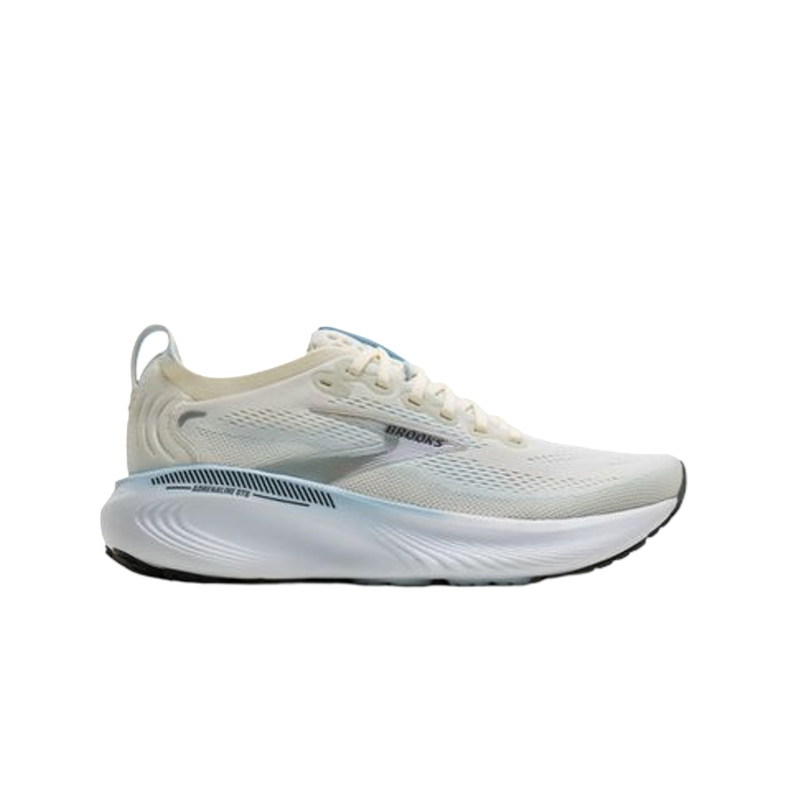 1204431B120 (W) Brooks Running Adrenaline GTS 25 Star White Nantucket Chrome - B Medium