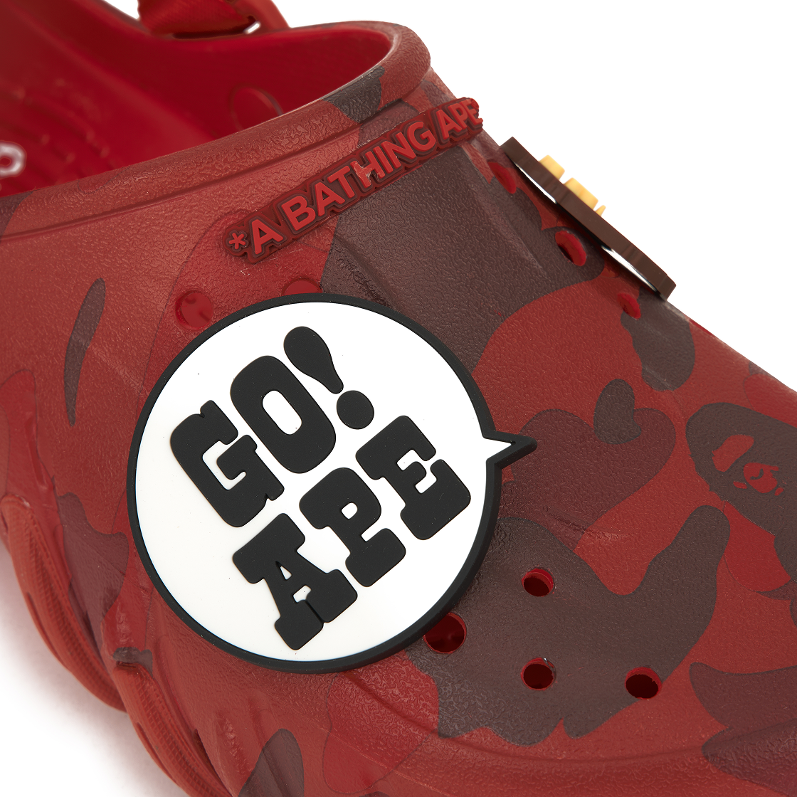 크록스 x 베이프 에코 RO 클로그 레드(Crocs x BAPE Echo RO Clog Red) - 7