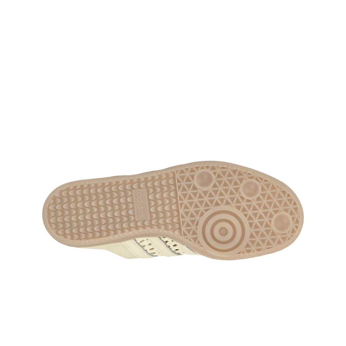 (W) 아디다스 삼바 뮬 크림 화이트 골드 메탈릭((W) Adidas Samba Mule Cream White Gold Metallic) - 2