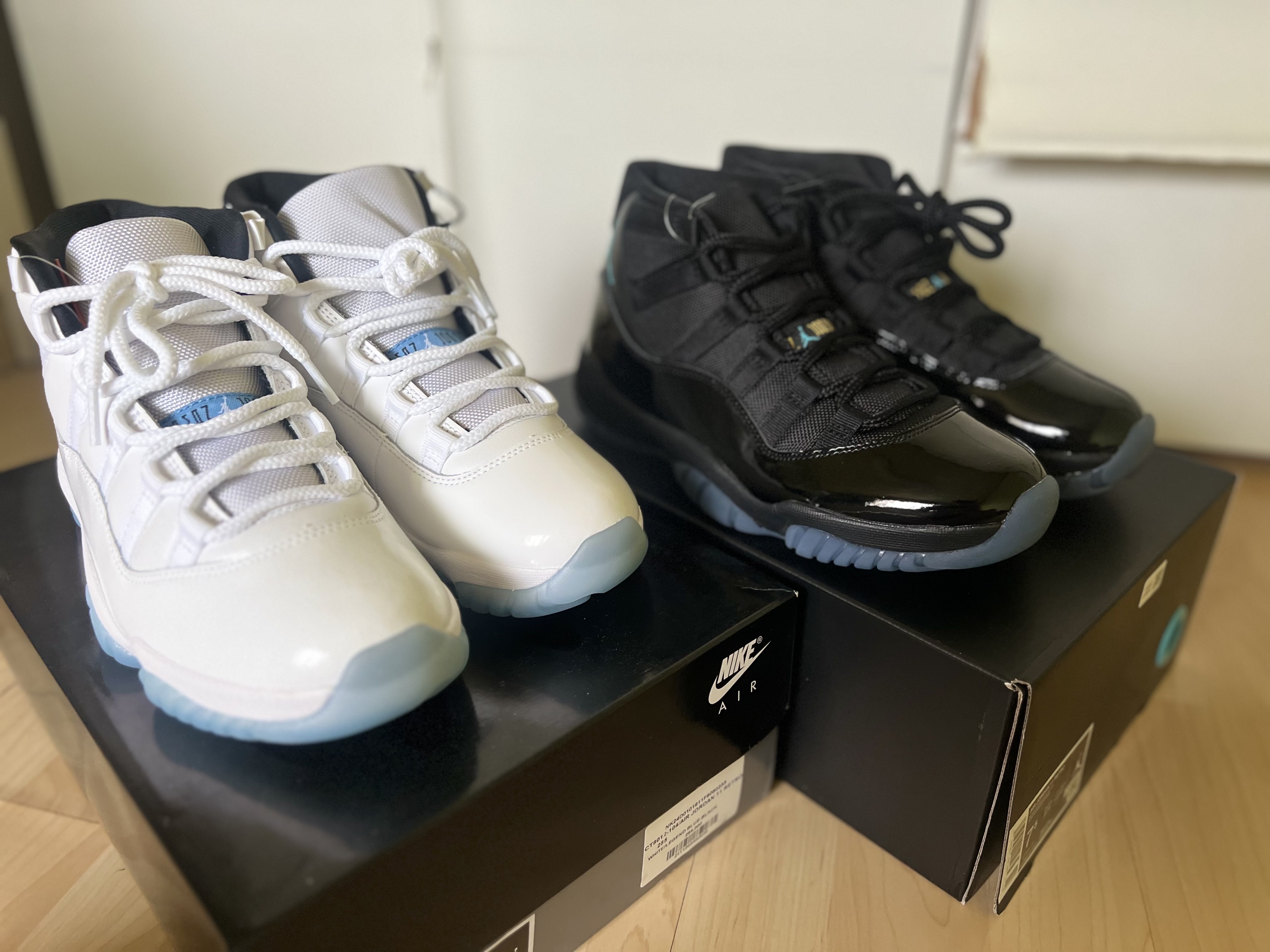 Jordan 11 Retro Gamma, Jordan 11 Retro Legend Blue 2024 착용 스타일 - 2