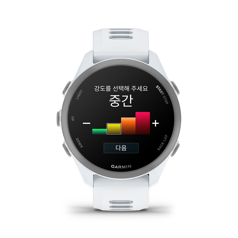 가민 포러너 170 뮤직 화이트스톤 러닝 GPS 스마트워치(Garmin Forerunner170Music,GPS,WiFi,W-Stone/CloudBlue,KOR/SEA,AA5206_010-03920-53) - 2