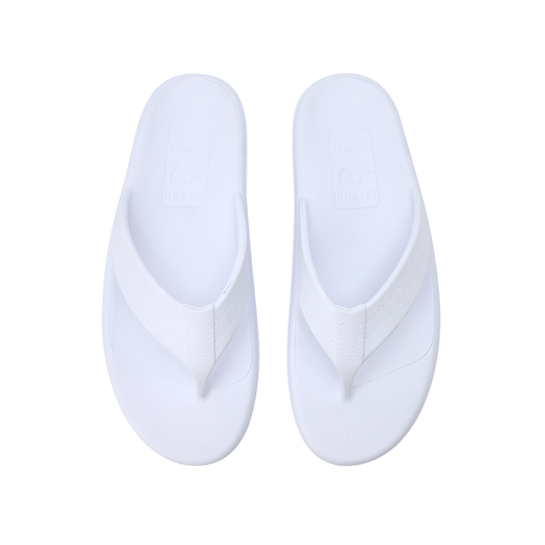 아일랜드 슬리퍼 남여공용 흰색 EVA Y 슬라이드(ISLAND SLIPPER Unisex White EVA Y Slide) - 5