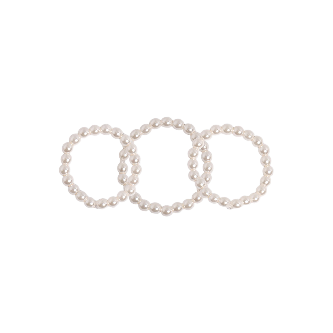 러브미몬스터 [3세트] 타이니 원석 반지 화이트(lovememonster [3 SET] Tini Gems Rings WHITE) - 1