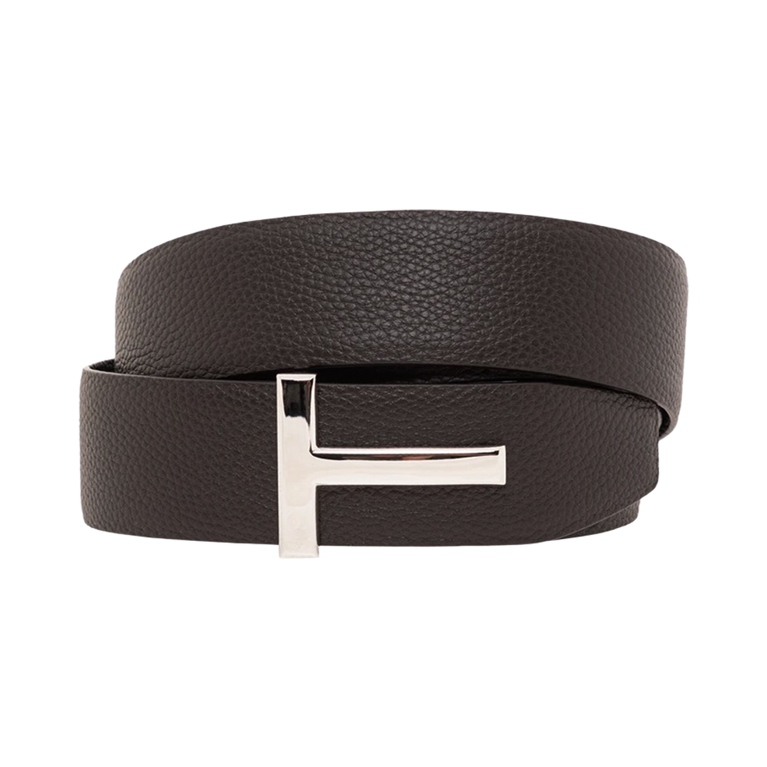 톰포드 레더 리버시블 버클 T 벨트 브라운 블랙(Tom Ford Leather Reversible Buckle T Belt Brown Black)