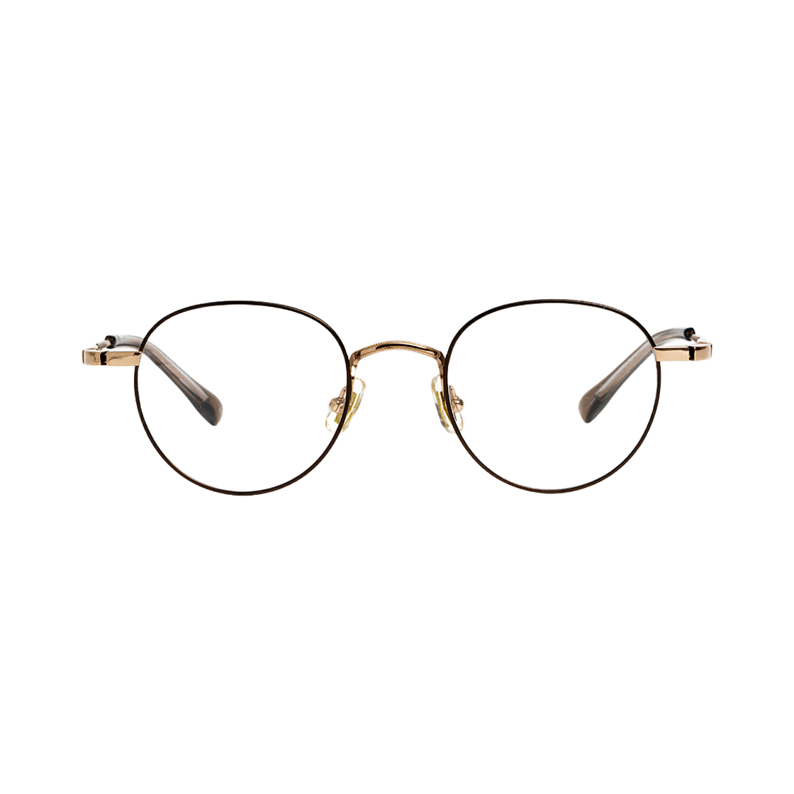 DC2026-041 TETSUO EYEWEAR Yuki C3 Brown & Rose gold
