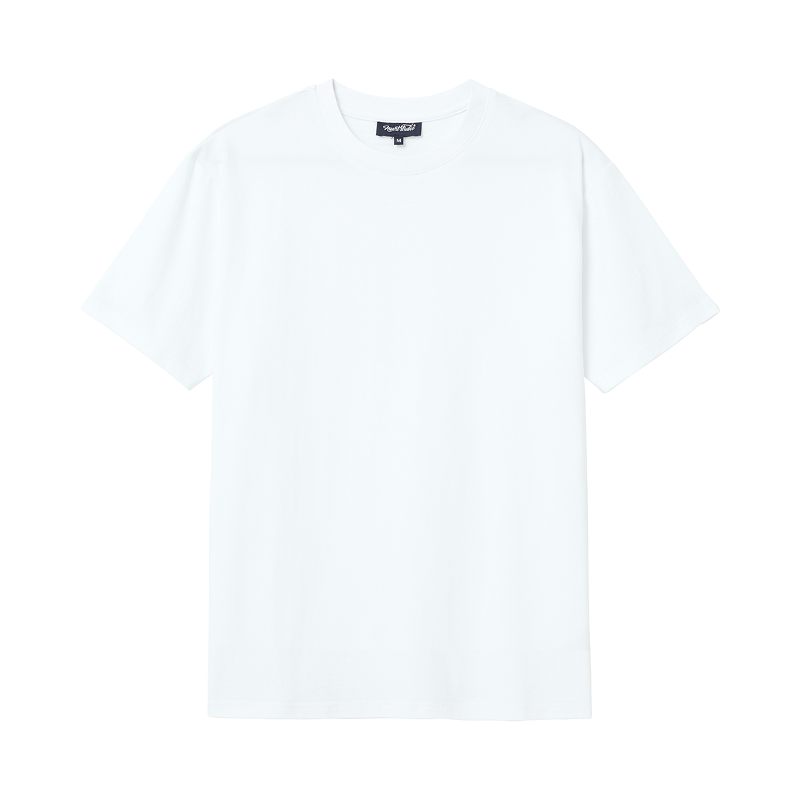누아트스튜디오 프레임 머슬핏 반팔 티셔츠 화이트(NUART STUDIO Frame Muscle Fit Short Sleeve White)