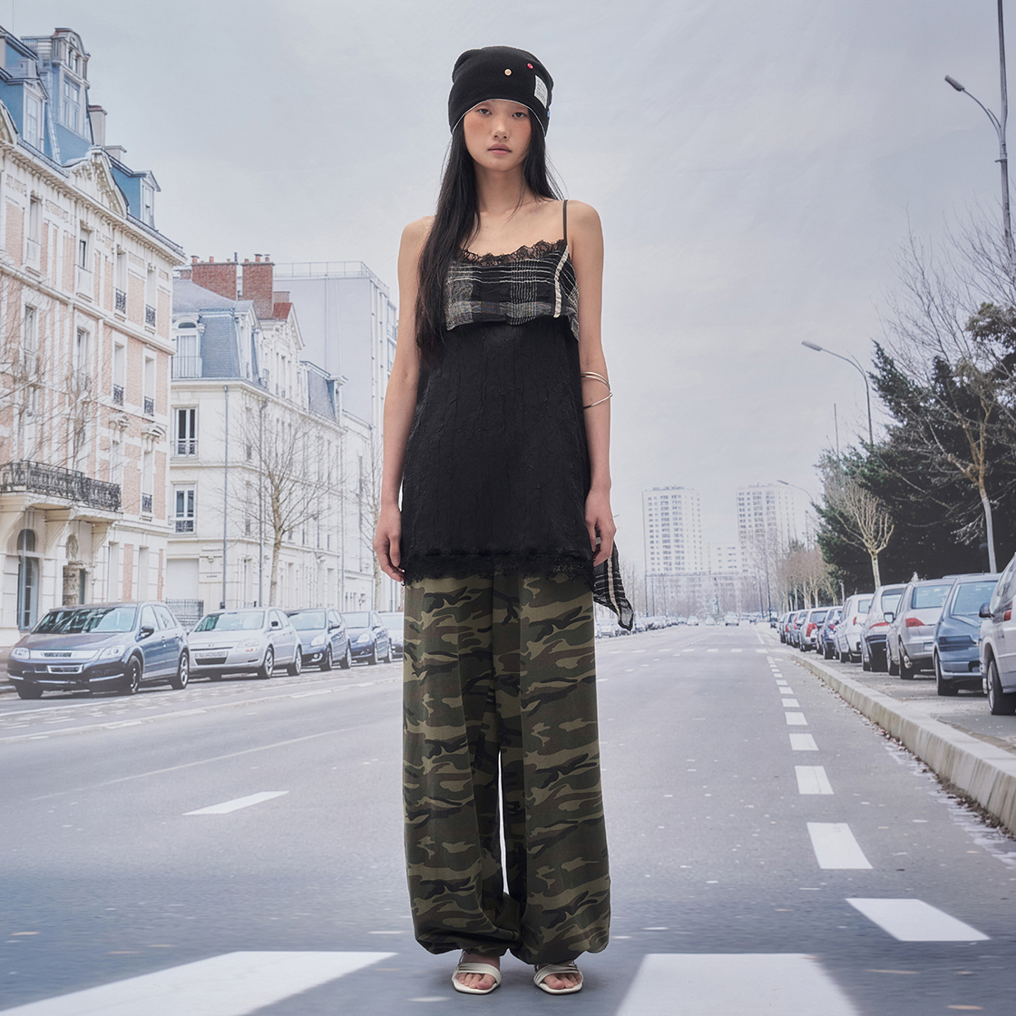 솜속 아렌 리버시블 카모 팬츠 카키(SOMSOC Aren Reversible Camo Pants Khaki) - 2