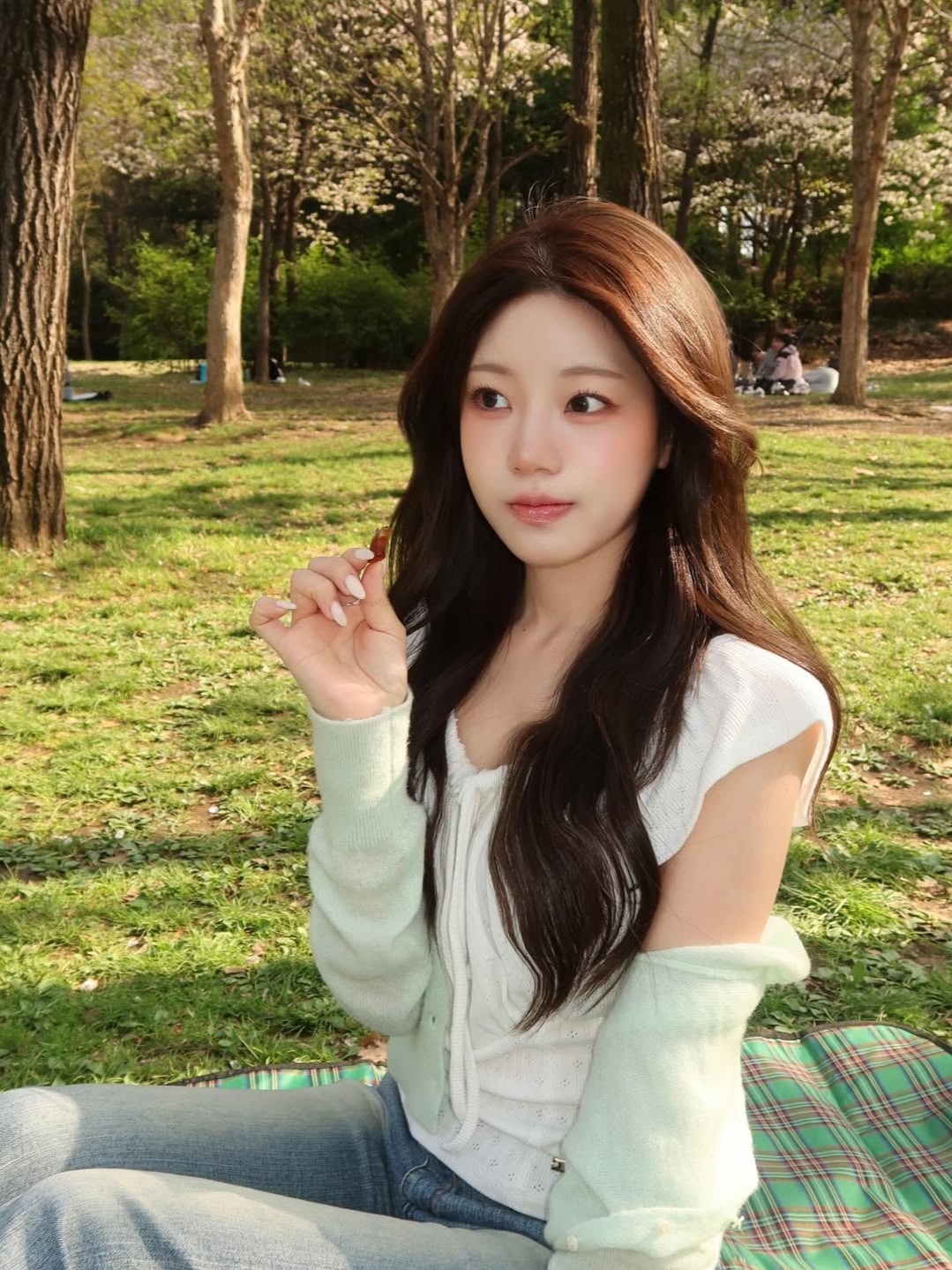 Rosefrantz Ribbon Shirring Sleeveless [Ivory] 착용 스타일 - 5