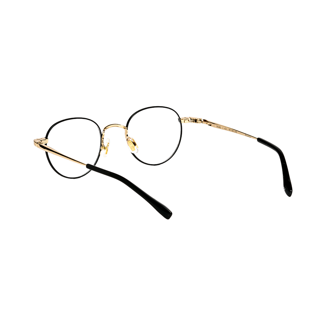 테츠오아이웨어 유키 메탈테 C1 블랙 & 골드(TETSUO EYEWEAR Yuki C1 Black & Gold) - 3