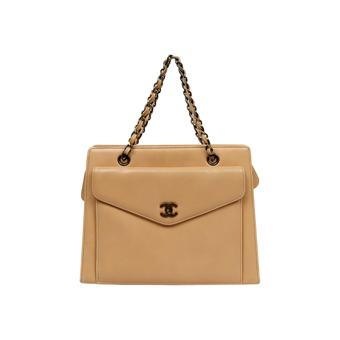 ITCL4GNV7KLF Chanel Brown CC Pocket Chain Shoulder Bag