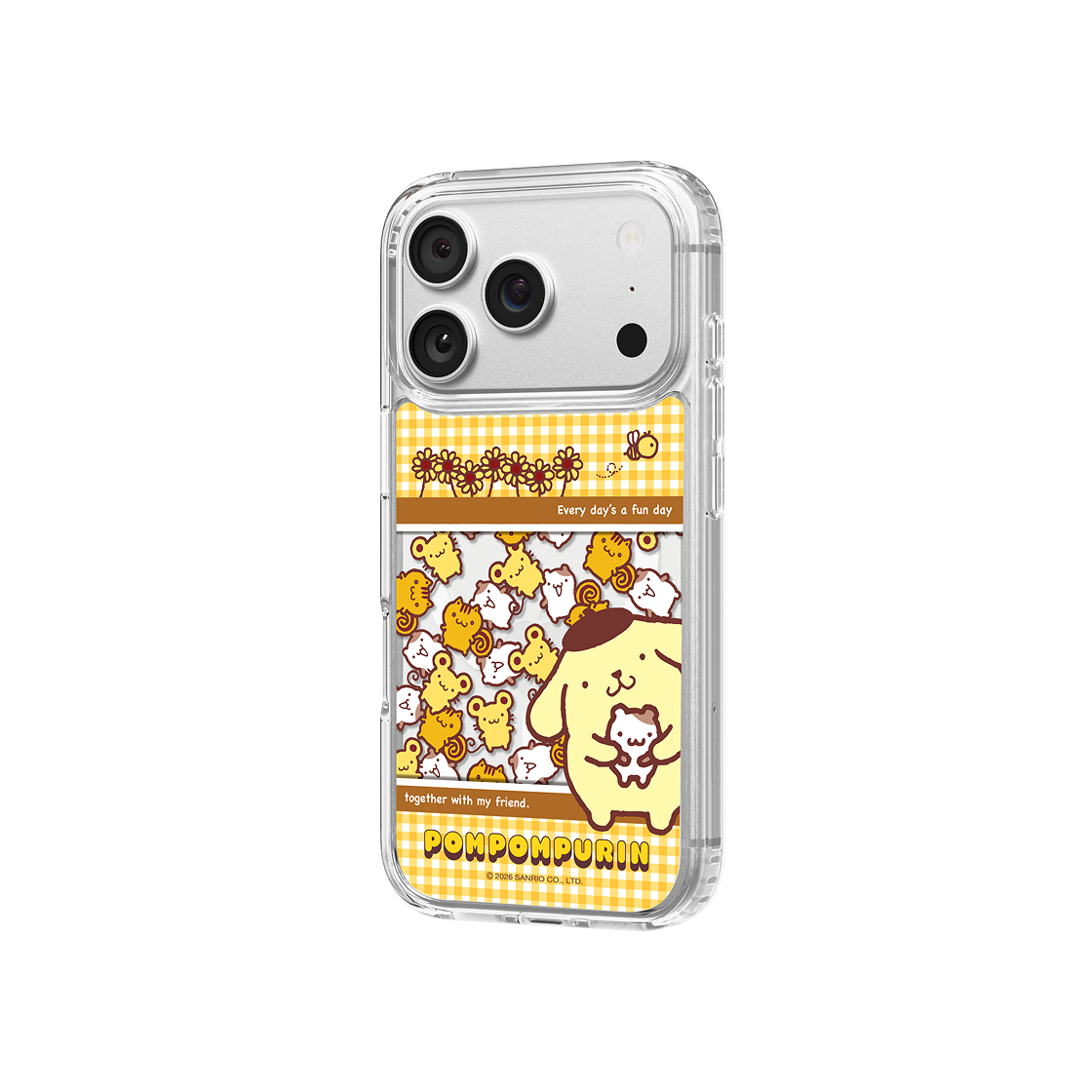 폼폼푸린 스낵키 클리어 마그넷 케이스 for iPhone17 Series(POMPOMPURIN Snacky Clear Magnet Case for iPhone17 Series) - 5