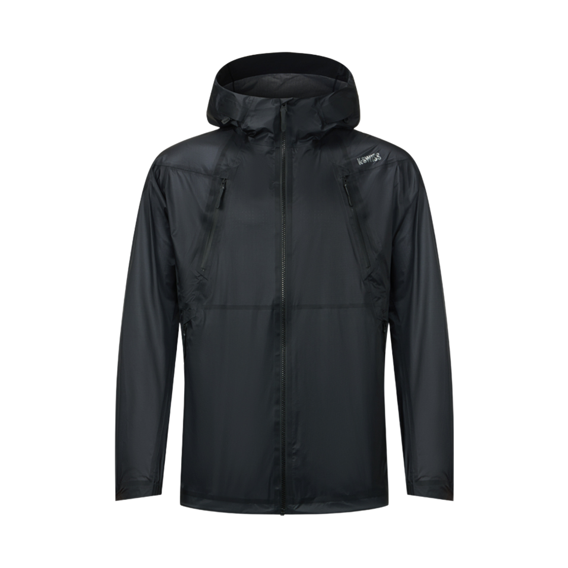 케이스위스 남성 바이스 수퍼 라이트 루미 자켓(K-SWISS M Weiss 3L Super Light Lumi JKT BK)