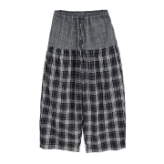SOMSOC Bay Denim Check Lounge Pants Black