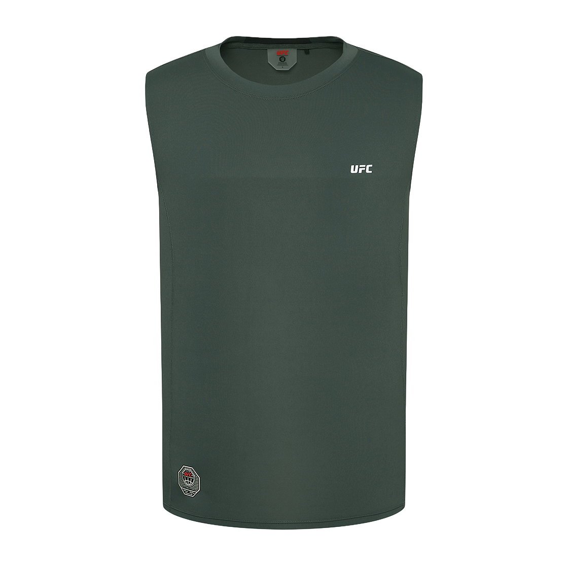 유에프씨 스포츠 퍼포먼스 머슬핏 슬리브리스 스톤 그레이(UFC SPORT Performance Muscle Fit Sleeveless Stone Grey) - 1