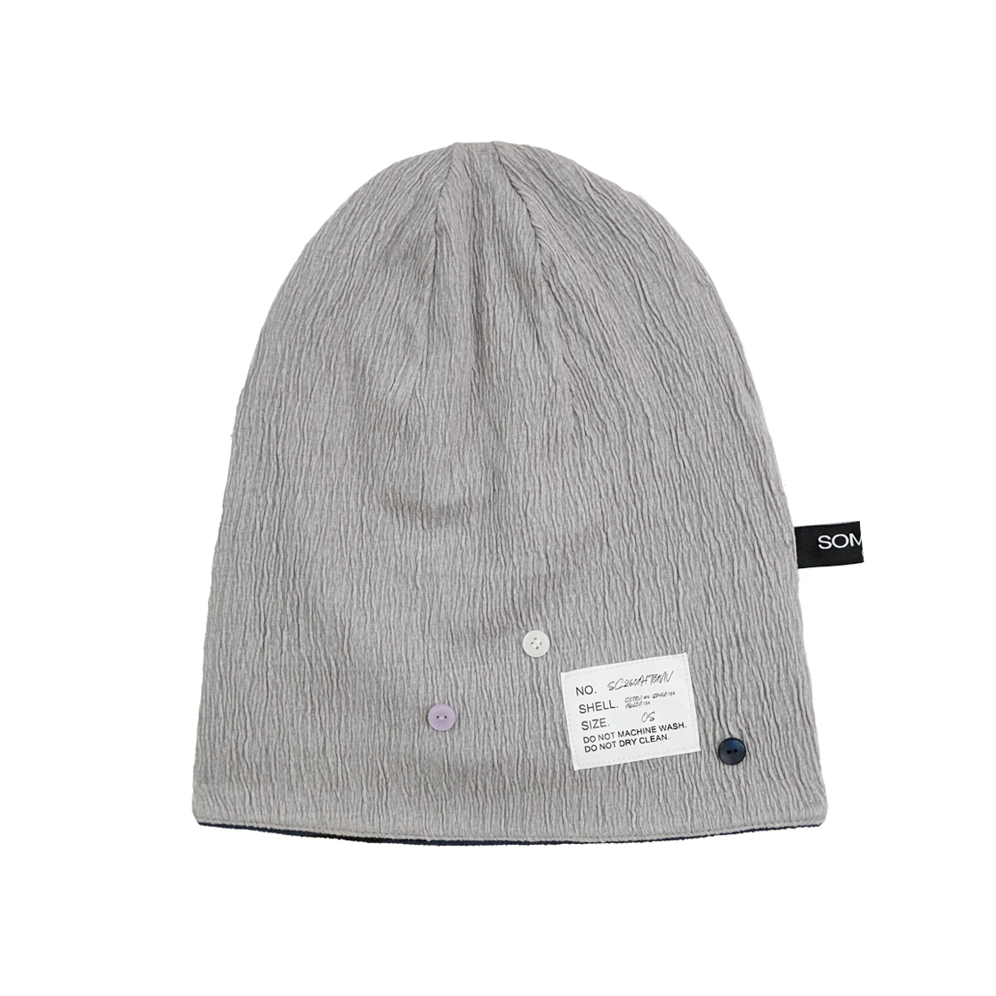 솜속 제인 스트라이프 리버시블 비니 네이비(SOMSOC Jane Stripe Reversible Beanie Navy) - 2