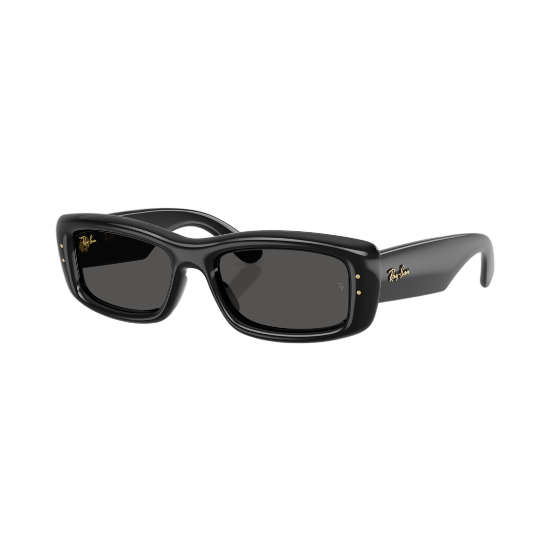 레이벤 킬리안 퍼퍼 폴리시드 블랙 프레임 울트라 블랙 렌즈 하이 브릿지 핏(Ray-Ban Kiliane Puffer Polished Black Frame Ultra Black Lense High Bridge Fit)