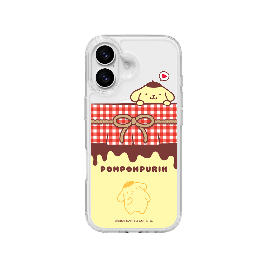 폼폼푸린 푸딩팩 클리어 마그넷 케이스 for iPhone17 Series(POMPOMPURIN Pudding pack Clear Magnet Case for iPhone17 Series) - 2
