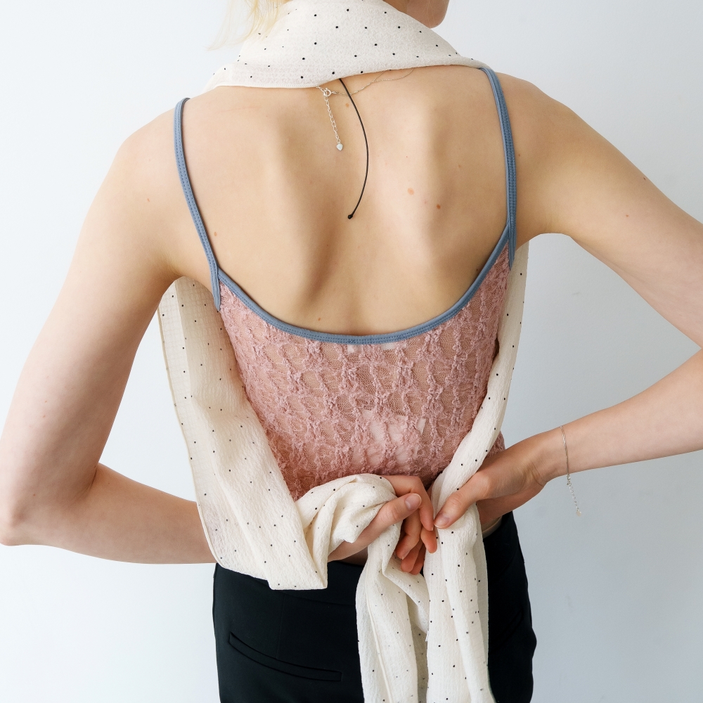 러브미몬스터 데일리 도트 스카프 아이보리(lovememonster Daily Dot Scarf IVORY) - 6
