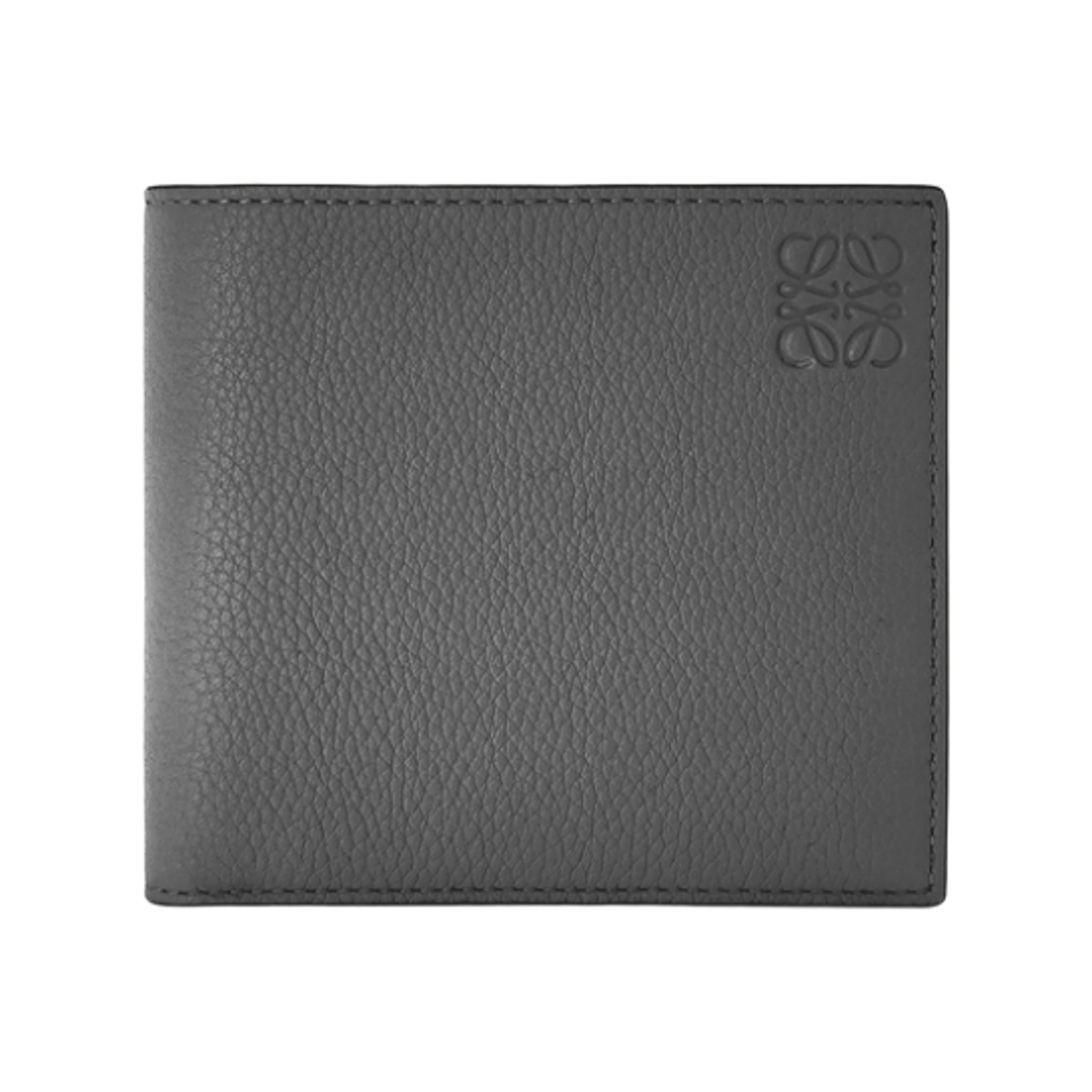 C660302X05-1110 Loewe Bifold Wallet in Soft Grained Calfskin Anthracite