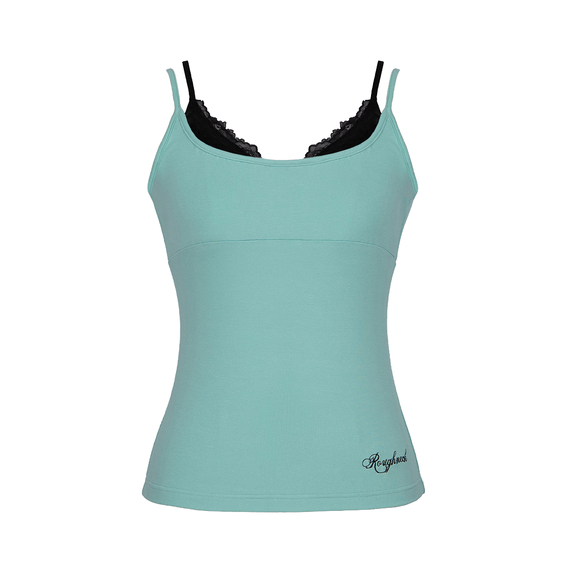 러프넥 레이스 레이어드 슬리브리스 민트(Roughneck Lace Layered Sleveless Mint)