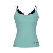 Roughneck Lace Layered Sleveless Mint