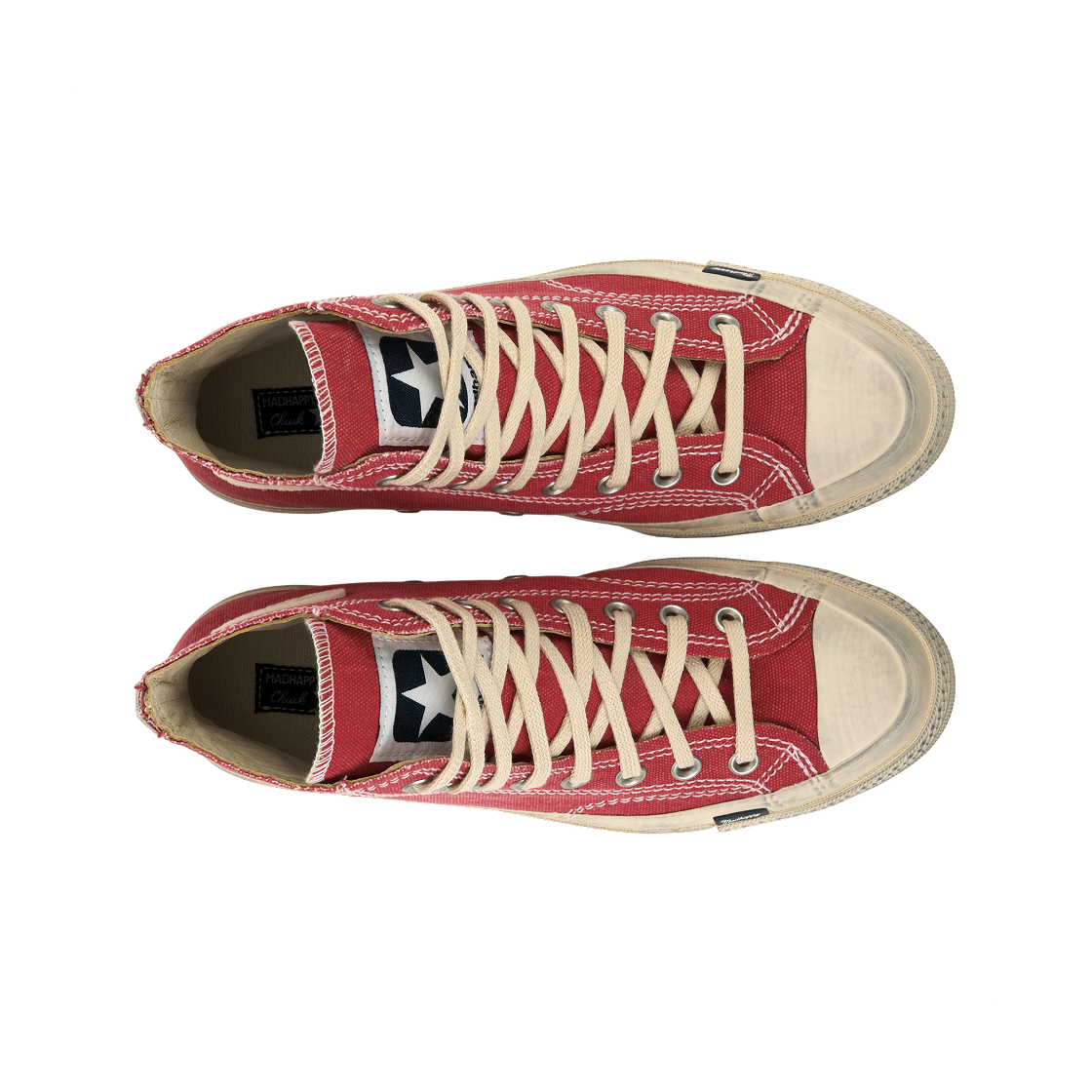 컨버스 x 매드해피 척 70 로우 레드 내츄럴 아이보리(Converse x Madhappy Chuck 70 Red Natural Ivory) - 5