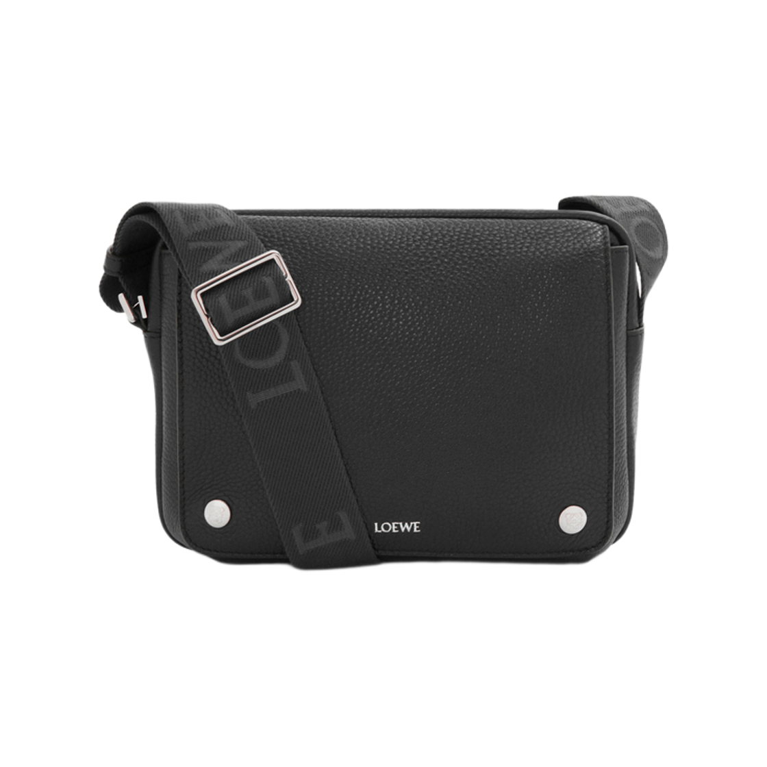 로에베 서플 그레인드 카프스킨 미디움 페블 메신저백 블랙(Loewe Medium Pebble Messenger Bag in Supple Grained Calfskin Black)