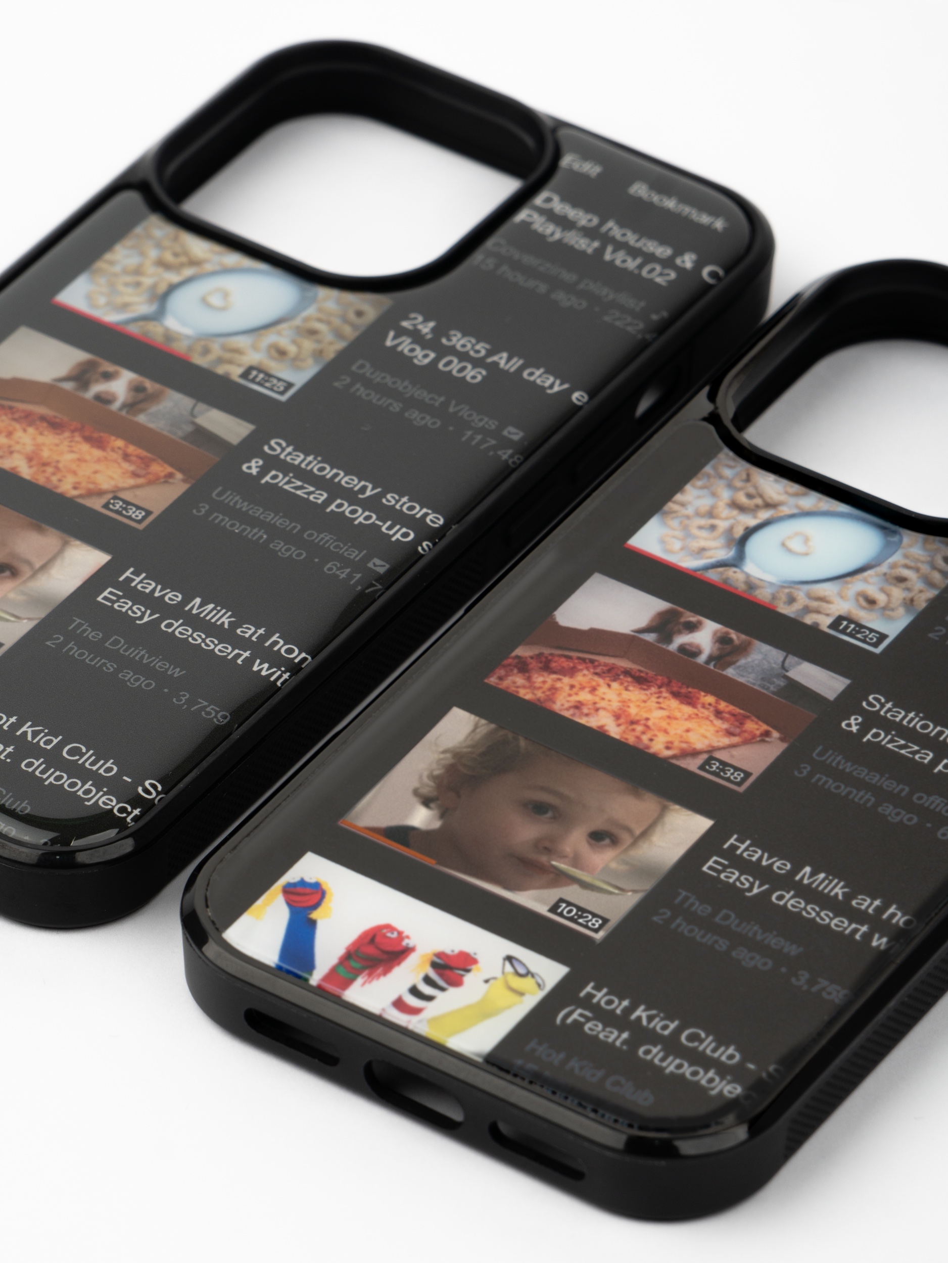Duitproject Hot Dog List Case Epoxy Case Black (DC006) 착용 스타일