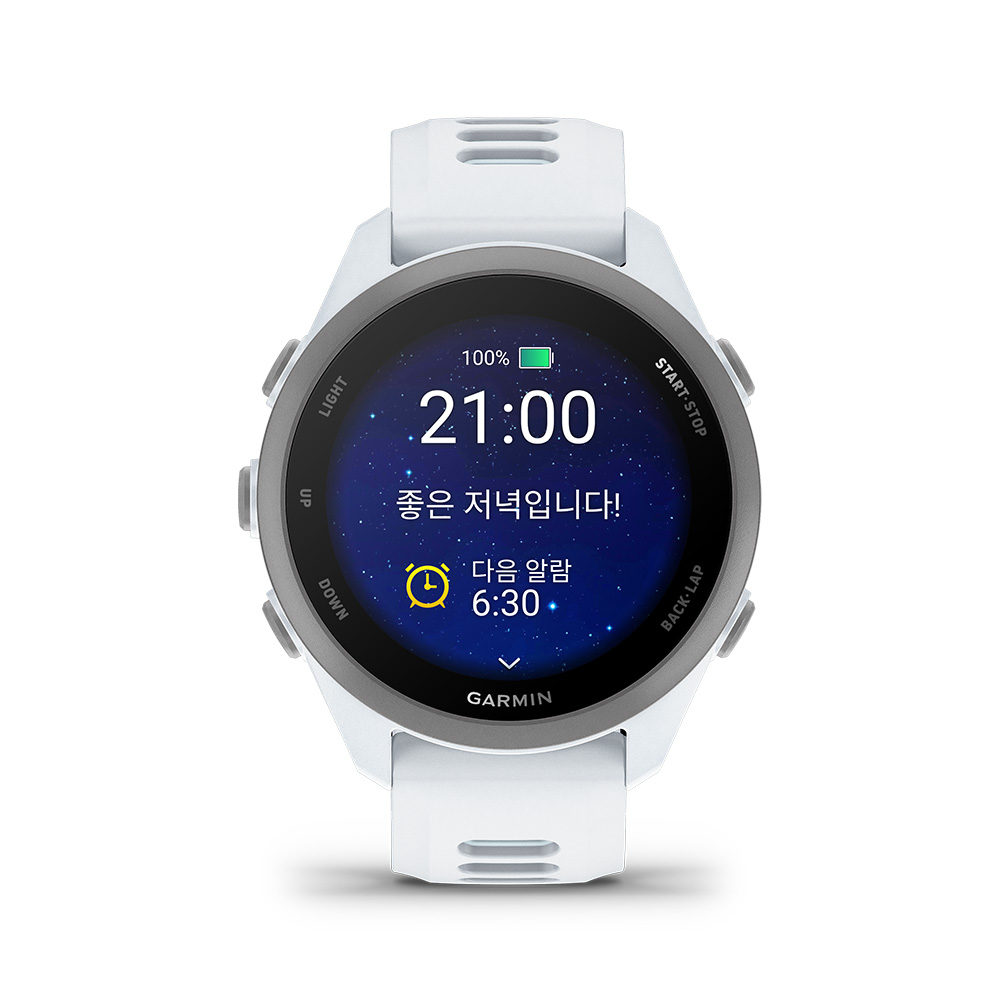 가민 포러너 170 화이트스톤 러닝 GPS 스마트워치(Garmin Forerunner170,GPS,Whitestone/Cloud Blue,KOR/SEA,A05206_010-03920-51) - 2