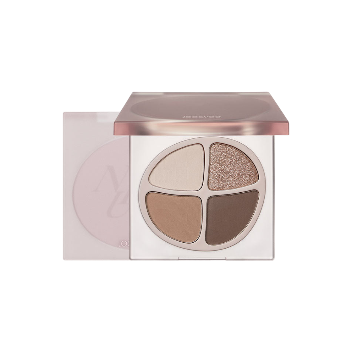 주씨 4 쉐이드 아이섀도우 팔레트 F10 애프리콧 누드(Joocyee 4 Shades Eyeshadow Palette F10 Apricot Nude)