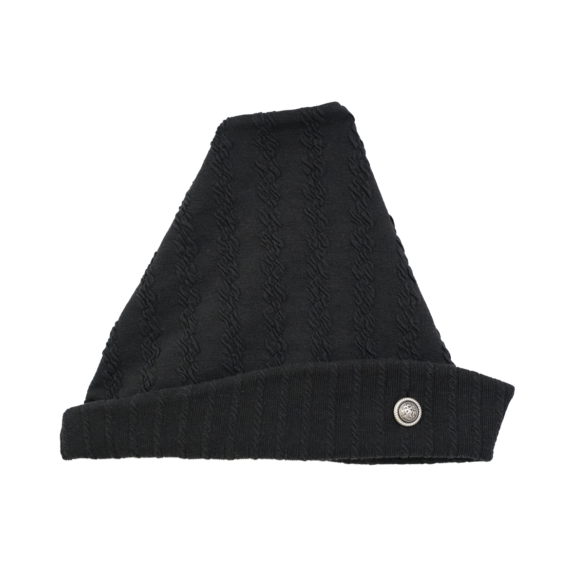 솜속 리나 자가드 밴드 비니 블랙(SOMSOC Lina Jacquard Band Beanie Black)