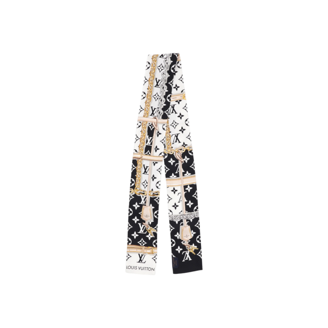 ITU3AUL5KB3J Louis Vuitton Monogram Confidential Silk Bandana Scarf