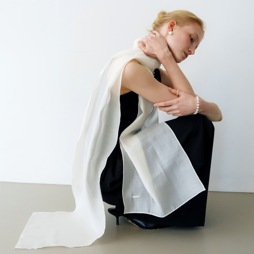 러브미몬스터 퓨어 포그 빅 스카프 아이보리(lovememonster Pure Fog Big Scarf IVORY) - 6