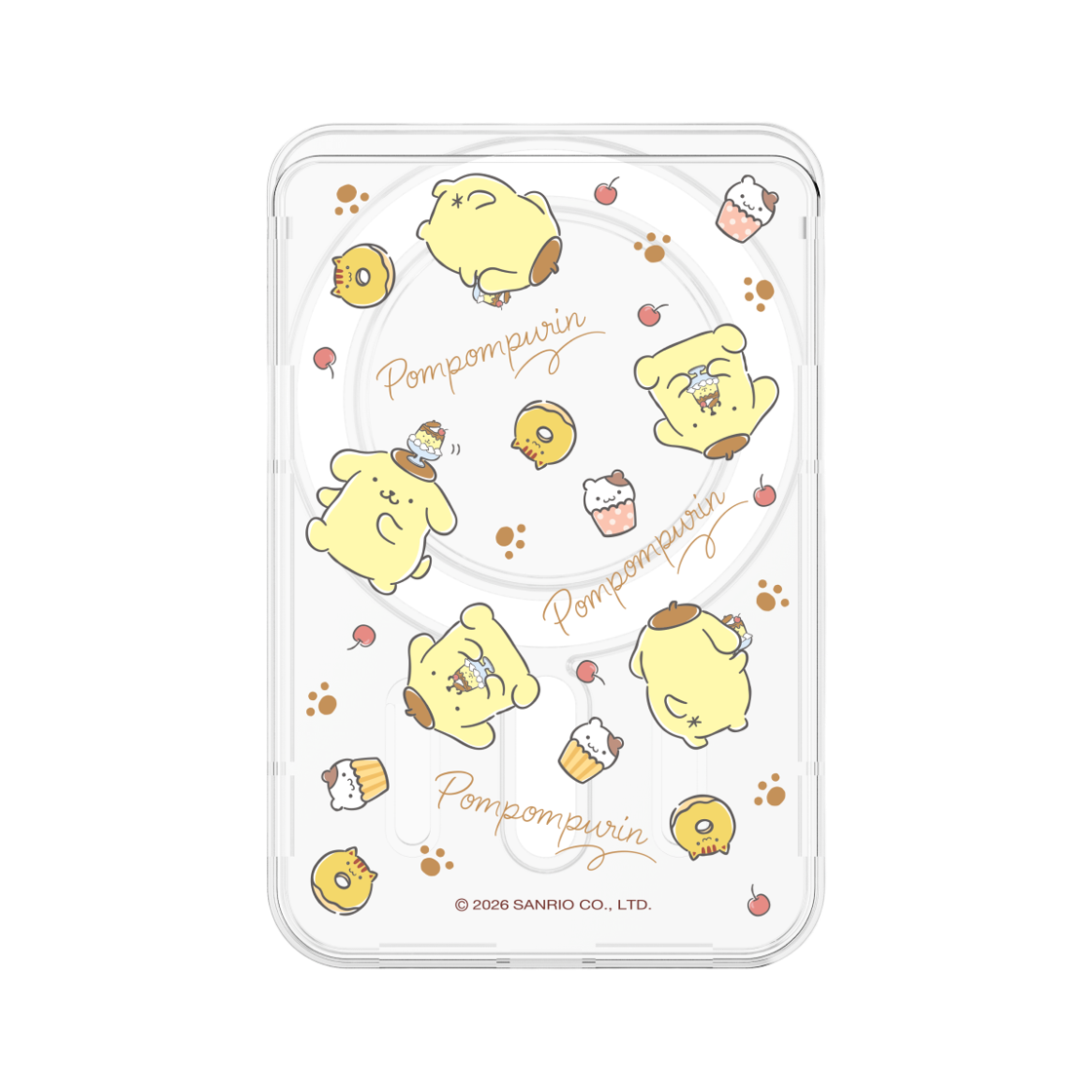 폼폼푸린 패턴 맥세이프 카드지갑(POMPOMPURIN Pattern Magnet Card Wallet)