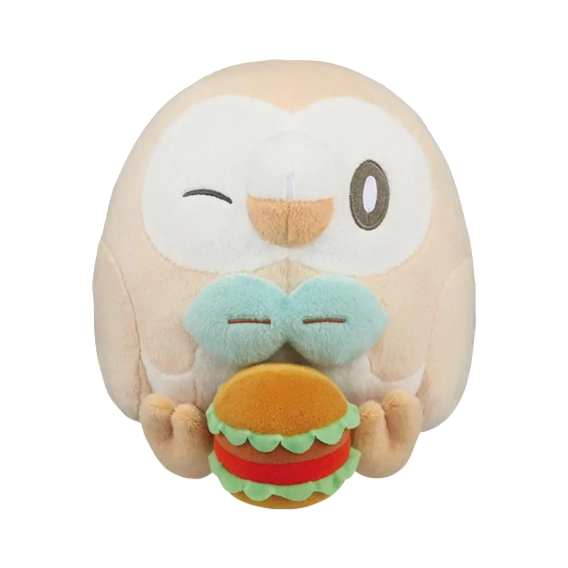 반다이 제일복권 포켓피스 웰컴 투 더 피스 다이너 C상 나몰빼미 플러시 토이(Bandai Ichiban Kuji Pokepeace Welcome To The Peace Diner C Prize Rowlet Plush Toy)