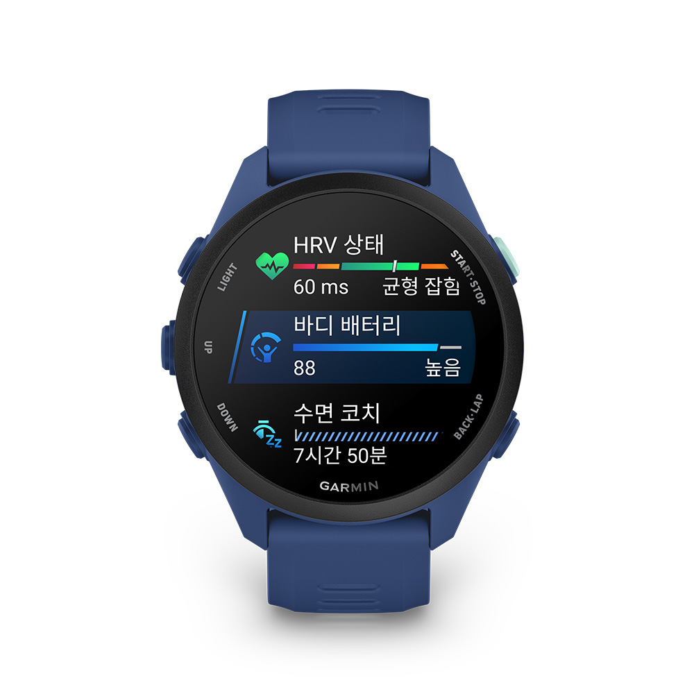 가민 포러너 70 타이달 블루 러닝 GPS 스마트워치(Garmin Forerunner 70, GPS, Tidal Blue, TWN/KOR/SEA,AB5206_010-04307-15) - 2