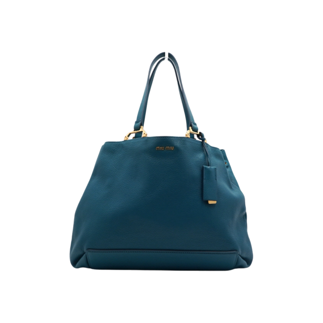 미우미우 5BG002 블루 마드라스 토트백 겸 숄더백aa64297(Miu Miu Blue Madras Tote & Shoulder Bag 5BG002) - 1