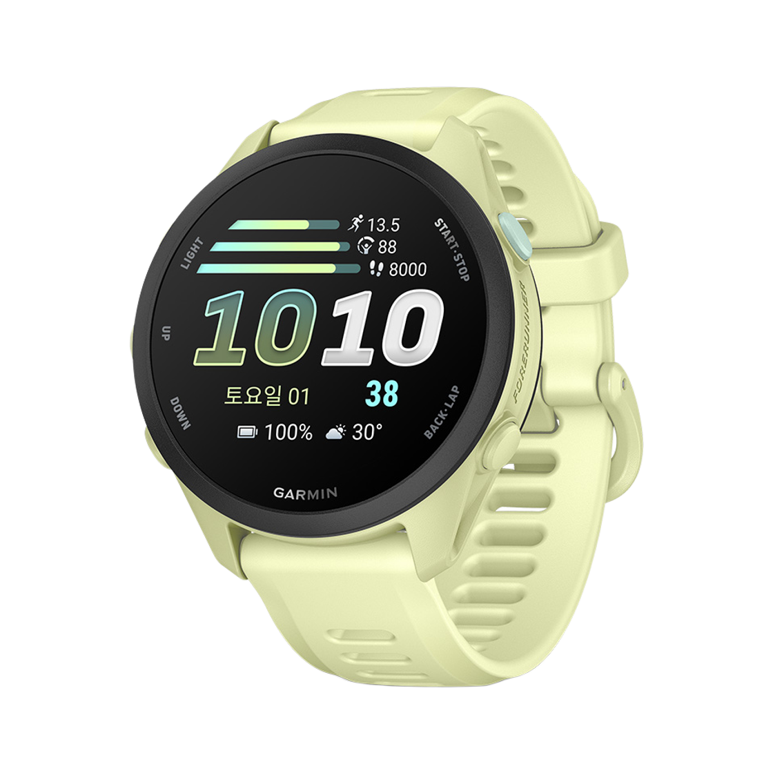 가민 포러너 70 시트론 러닝 GPS 스마트워치(Garmin Forerunner 70, GPS, Citron, TWN/KOR/SEA,AB5206_010-04307-12)