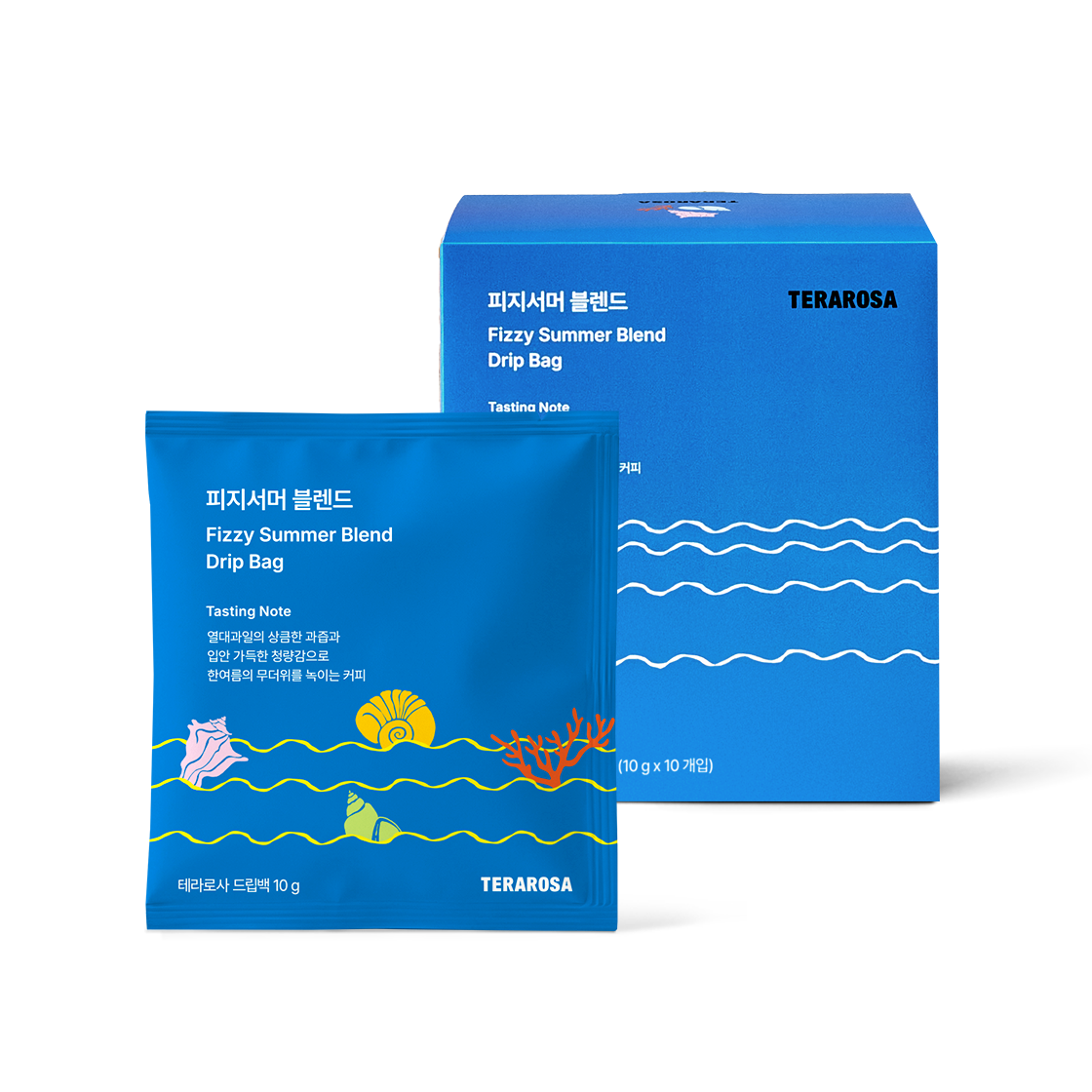테라로사 피지 서머 드립백 세트 10개입(TERAROSA Fizzy Summer Drip Bag Gift Set)