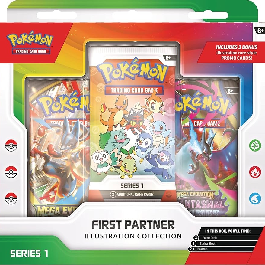 Pokemon TCG First Partner Illustration Collection Series Vol.1 Box (English Ver.), Pokemon TCG Mega Expansion Pack Inferno X Box (Pack of 30/Korean Ver.) 착용 스타일 - 2