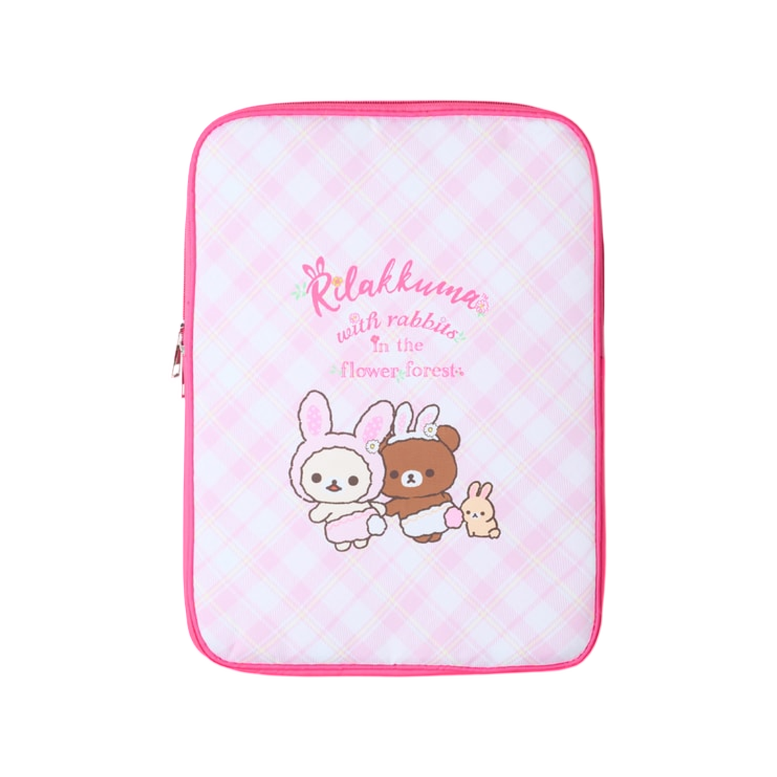 스파오 x 리락쿠마 노트북 파우치 핑크(Spao x Rilakkuma Notebook Pouch Pink) - 1