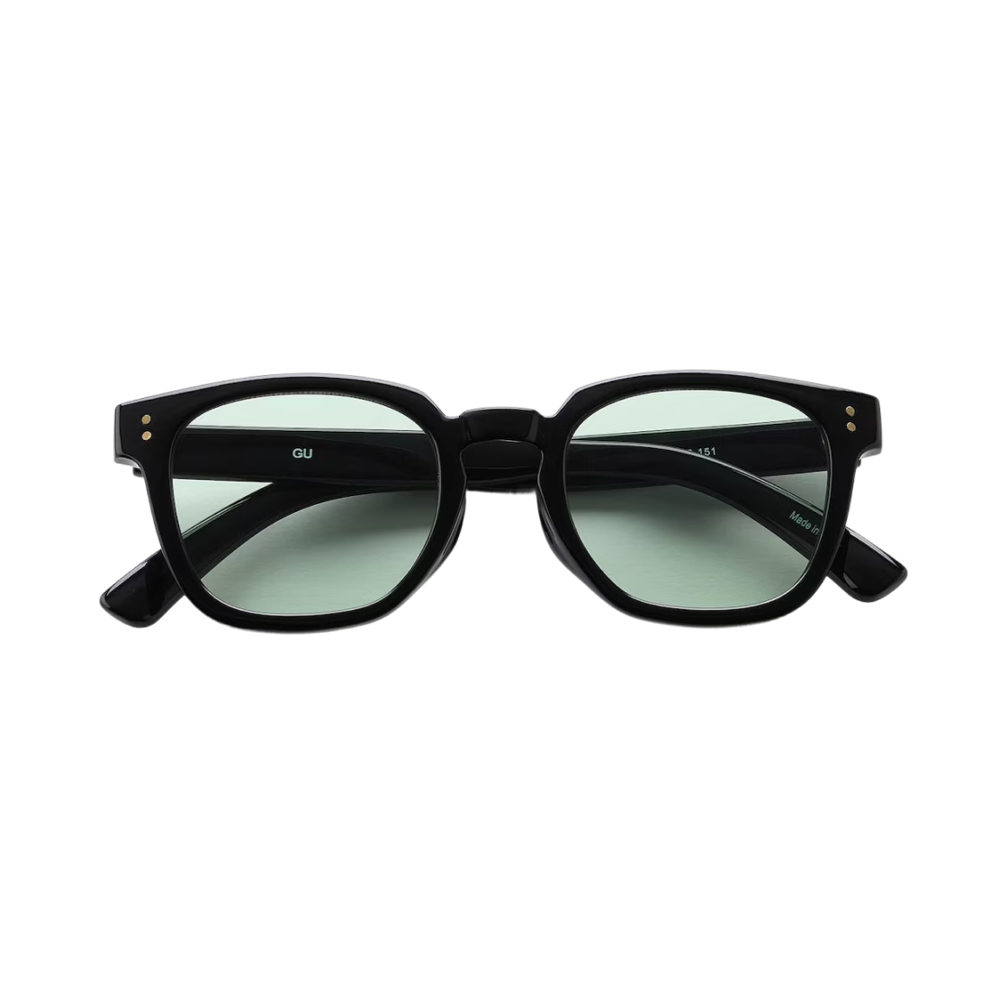 359120-57 (W) GU UV Blocking Square Wellington Sunglasses Olive