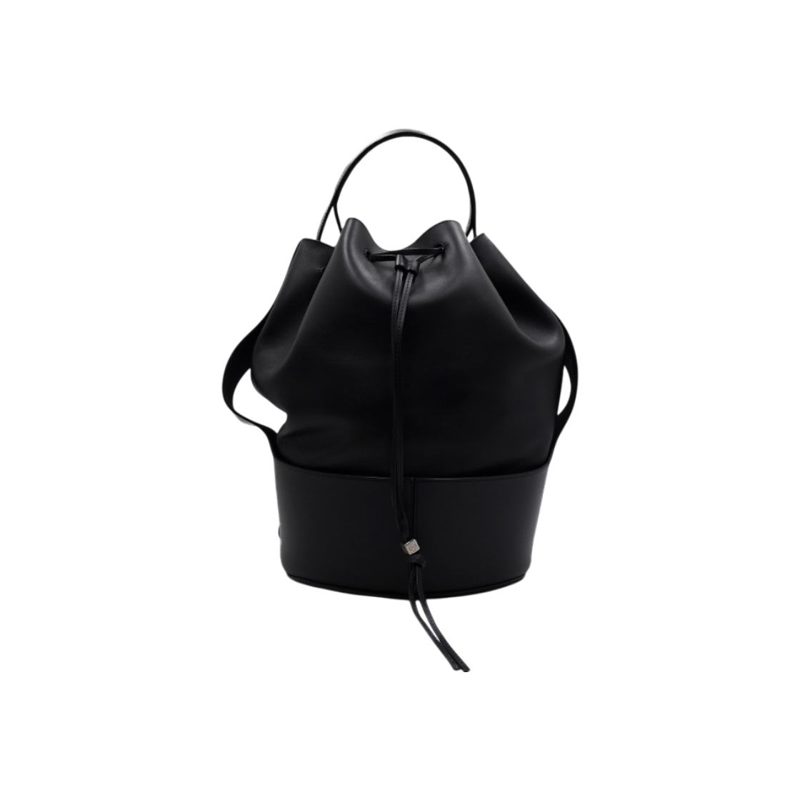 로에베 블랙 레더 버킷 벌룬 Balloon Backpack 백팩 겸 토트백 숄더백aa64124(Loewe Black Leather Balloon Backpack Tote) - 1