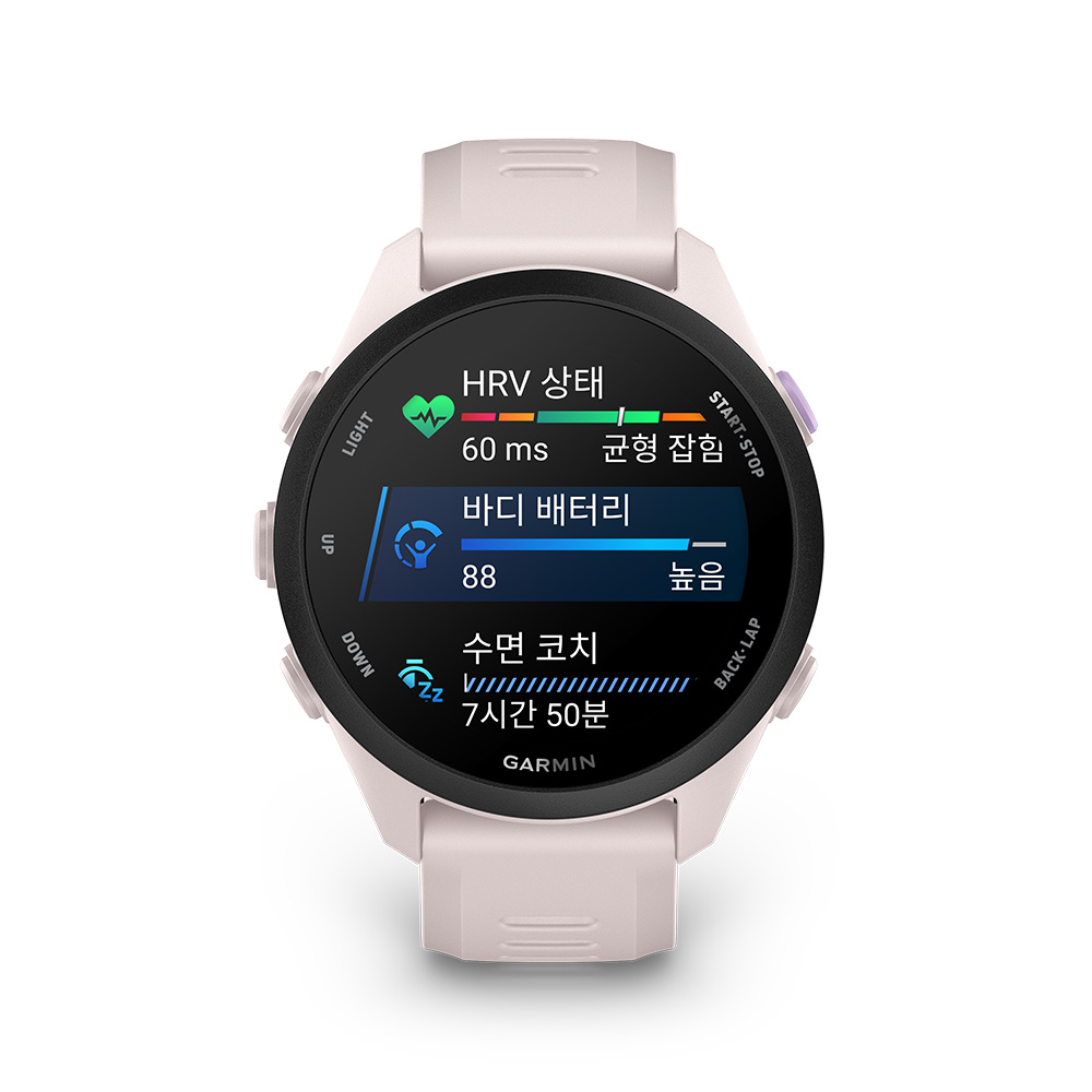 가민 포러너 70 소프트 핑크 러닝 GPS 스마트워치(Garmin Forerunner 70, GPS, Light Pink, TWN/KOR/SEA,AB5206_010-04307-14) - 2
