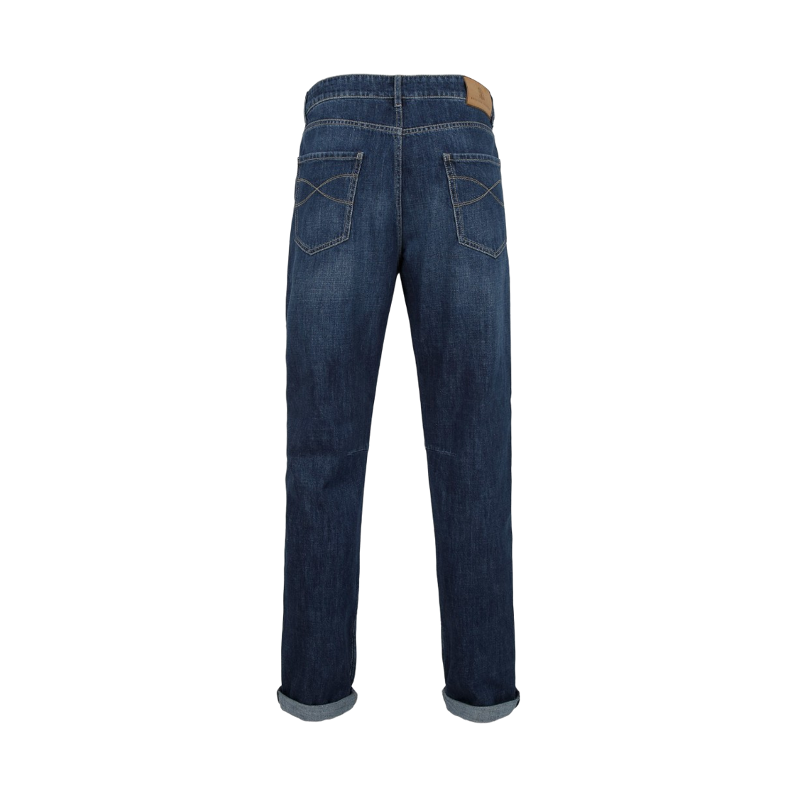 브루넬로 쿠치넬리 라이트웨이트 데님 레져 핏 파이브 포켓 트라우저 다크 데님(Brunello Cucinelli Lightweight Denim Leisure Fit Five Pocket Trousers Dark Denim) - 2