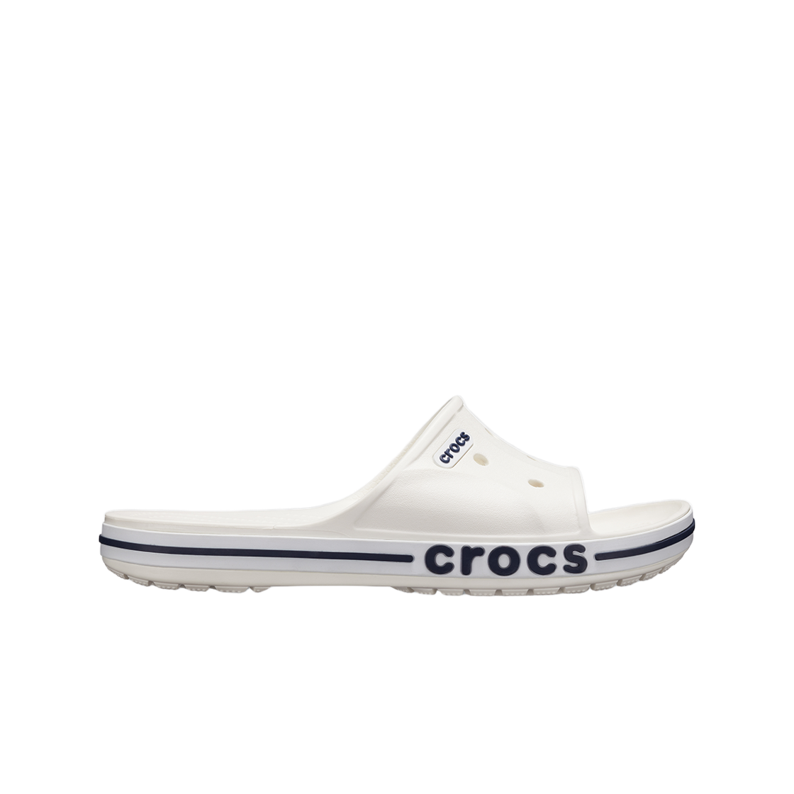 크록스 바야밴드 슬라이드 화이트 네이비 26SUSL205392(Crocs BAYABAND SLIDE WTN 26SUSL205392)