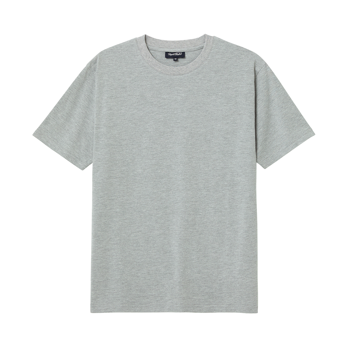 누아트스튜디오 프레임 머슬핏 반팔 티셔츠 멜란지그레이(NUART STUDIO Frame Muscle Fit Short Sleeve Melange Gray)